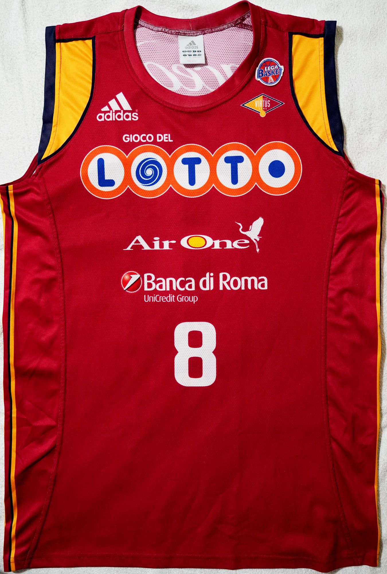 2007-08 Canotta Pallacanestro Virtus Roma Alessandro Tonolli (1)_risul